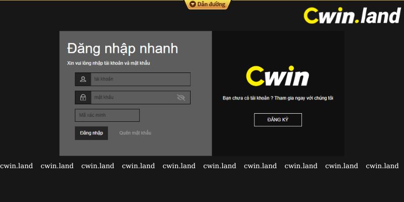 Các bước đăng nhập vào Cwin đơn giản, an toàn cho cược thủ 